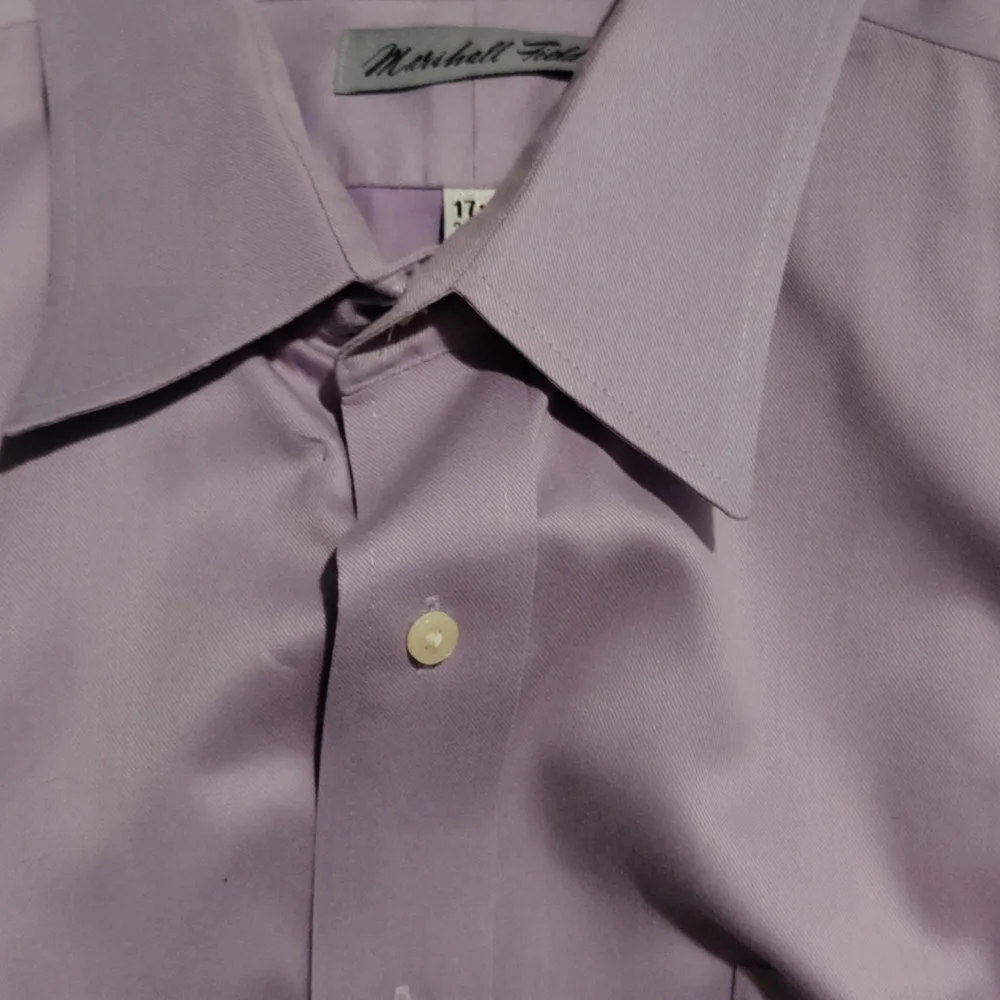 Marshall Field's Men's Purple Dress Shirt